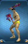 Player wielding a Prime Dominator's Axes
