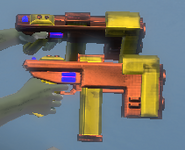 Player with Future Combatant's Pistols of Manipulation