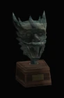 Jade Dragon Head Statue