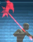 Red Energy Battle Axe