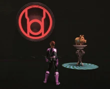 Wall banner and piggy bank 889