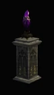 Purple Crystal Pedestal