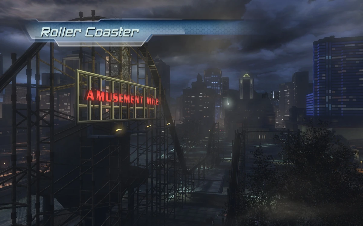 Amusement Mile Roller Coaster Kiosk (Exploration) DC Universe Online