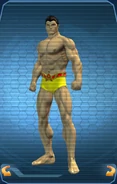 Player with Aquaman's Royal Waistguard