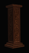 Wayne Manor Etched Pillar