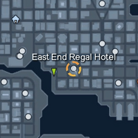 Map - Gotham East End Adept Acrobat Challenge