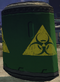 Green toxic barrel