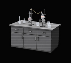 Lab Table and Equipment