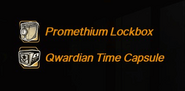 Loot - Lockbox and Qwardian Time Capsule