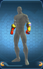 Science Police Hand Blaster Gloves