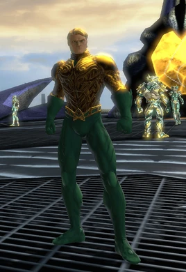 Aquaman on his frigate