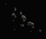 Shattered Rock Debris