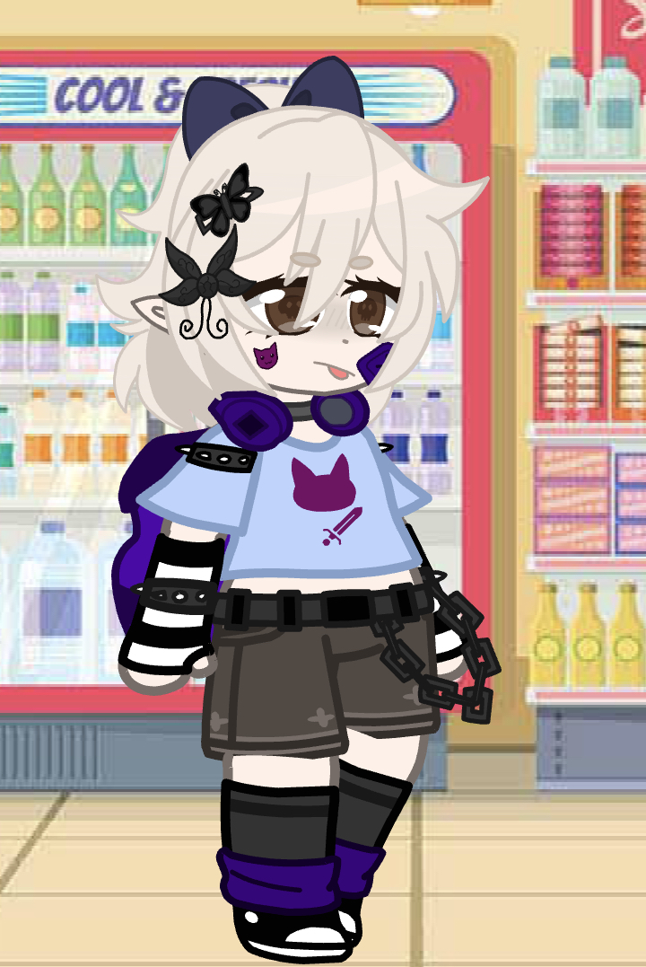 I remade my oc in Gacha club