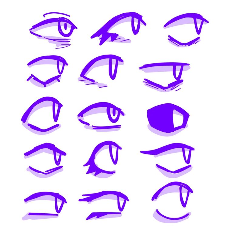 Eye reference practice | Fandom