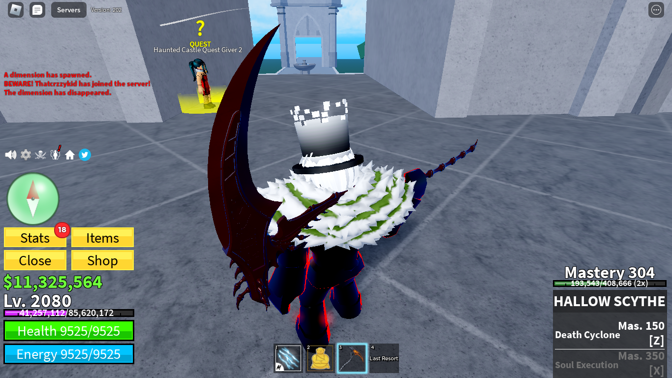 Hallow Scythe, Blox Fruits Wiki