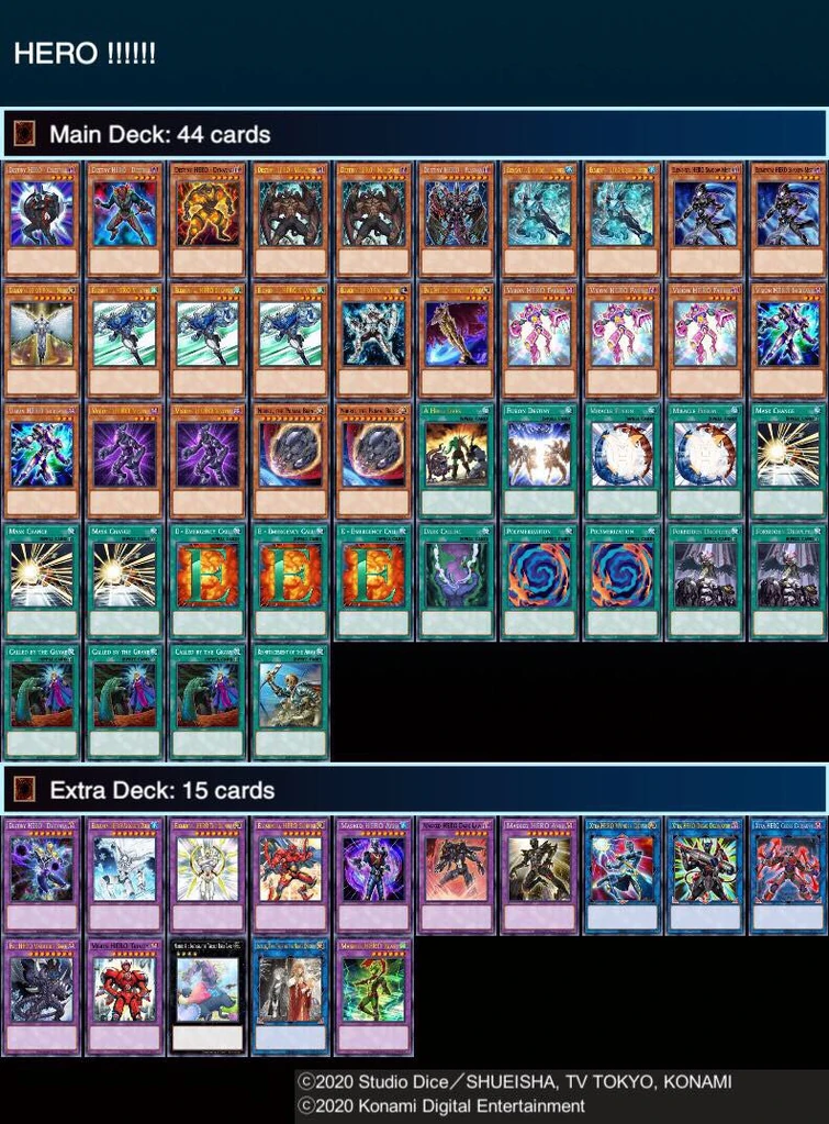Can any body help me build a elemental hero deck | Fandom