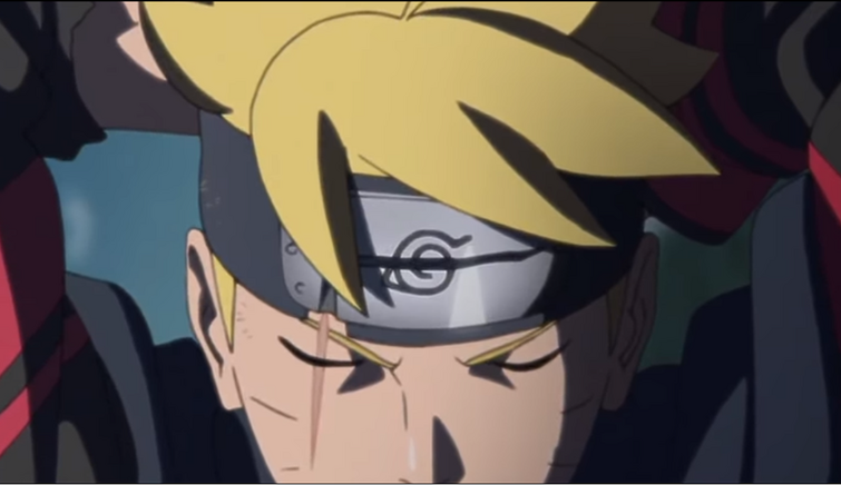 Isadora 🍌🐸🎄 on X: Naruto tirou a bandana de Boruto. Boruto não disse  nada por causa do olhar. Um olhar triste no rosto do pai. Como se Naruto  fosse aquele quem fez