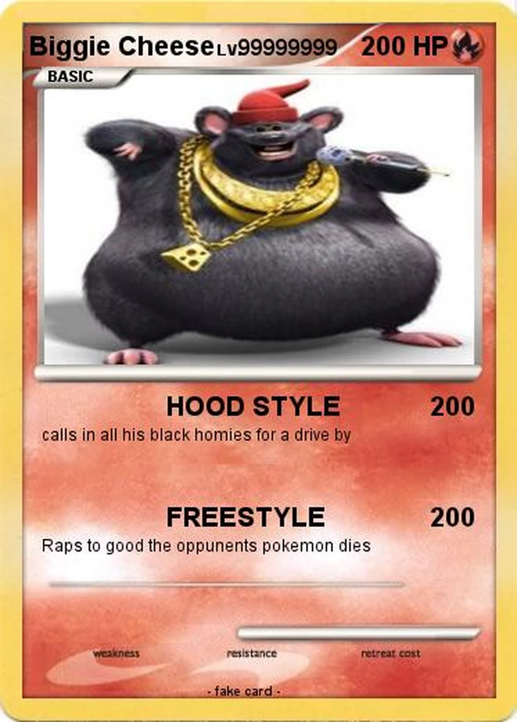 biggie cheese pokemon card Tyrone Biggums Pokemon Card