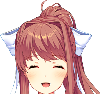 Mas Hair - Character Monika After Story Sprites Png,Monika Png - free  transparent png images 