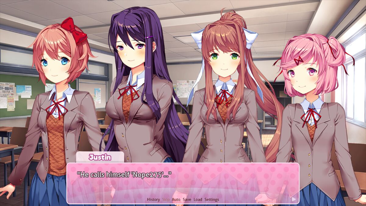 Doki Doki Literature Club the Normal VN at Doki Doki Literature Club Nexus  - Mods and Community