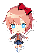 Sayori Sticker Distrait