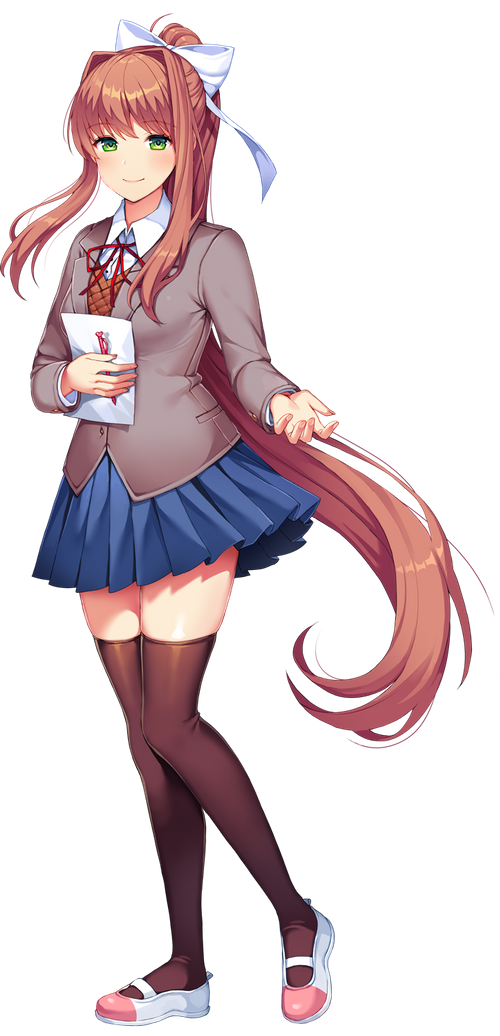 Monika Ddlc Plus Wiki Doki Doki Literature Club Fandom