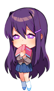 Le sprite chibi de Yuri.