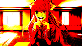 Jump Scare durante el final de Monika.