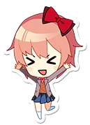 chibi sayori cheering chibi sayori cheering