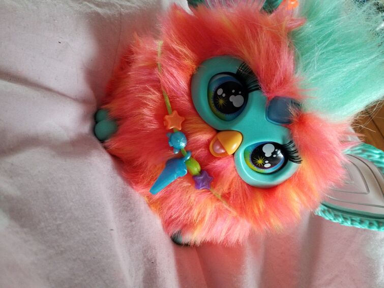 Coral furby 2023 emoto tronic interactive plush toy pink coral fur NEW IN  BOX