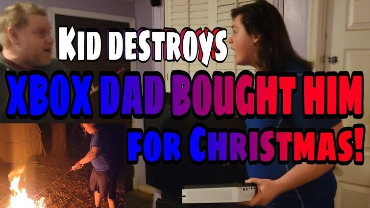 UNGRATEFUL KID DESTROYS XBOX DAD BOUGHT HIM FOR CHRISTMAS!!!