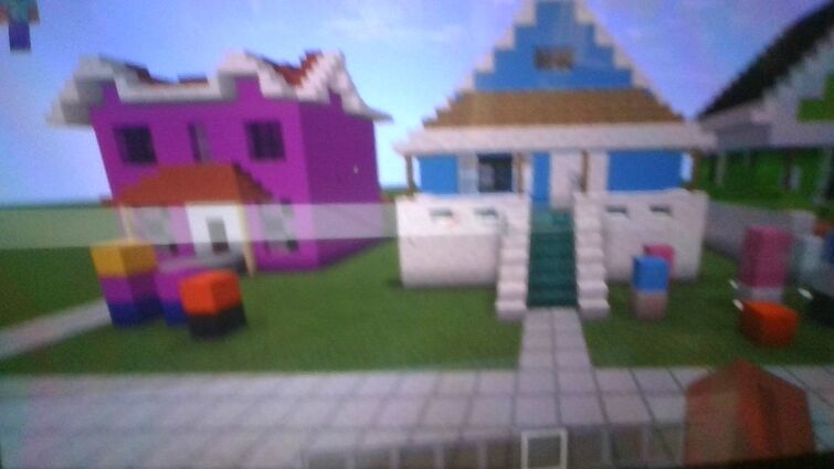 Wattersons' House from the Amazing World of Gumball Minecraft Map