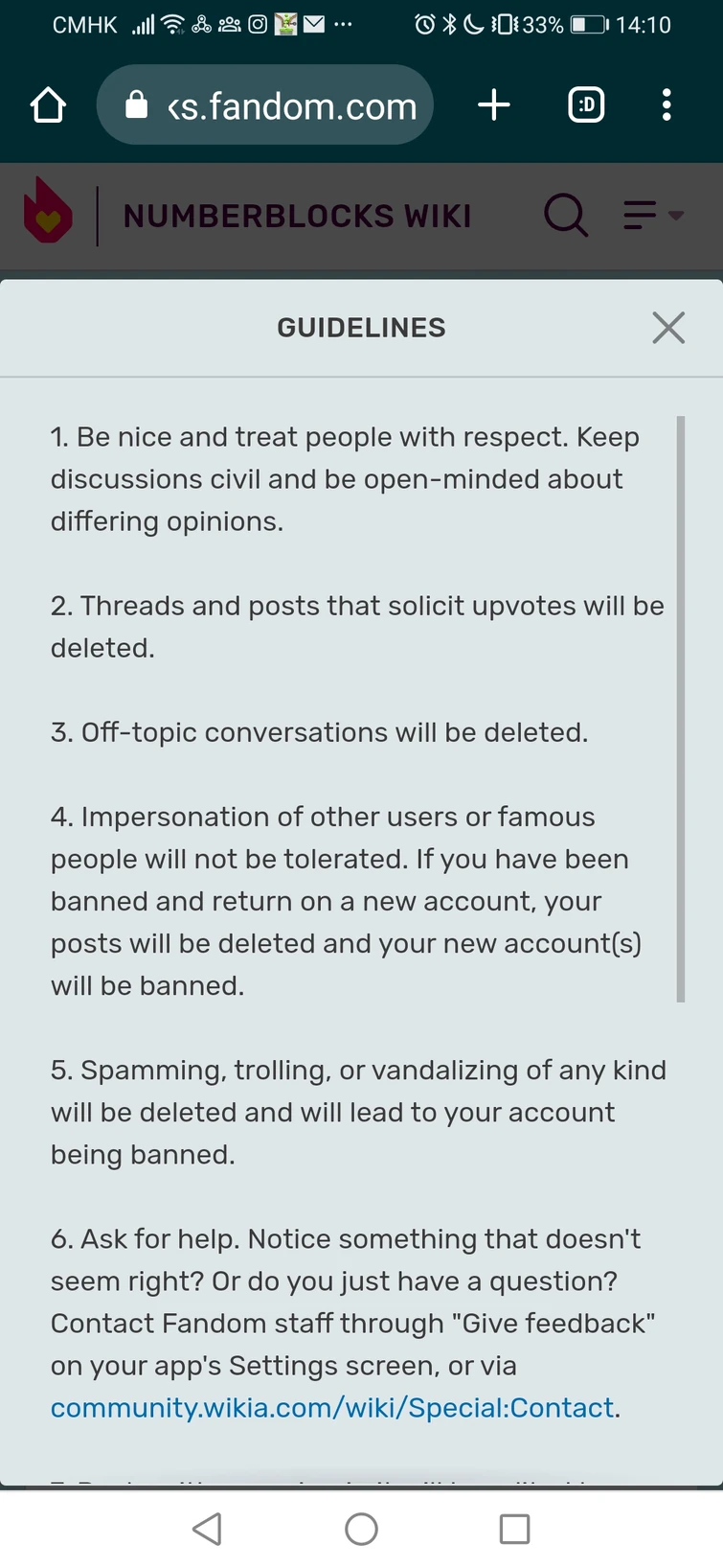 Look at this post and read the 3rd guideline | Fandom