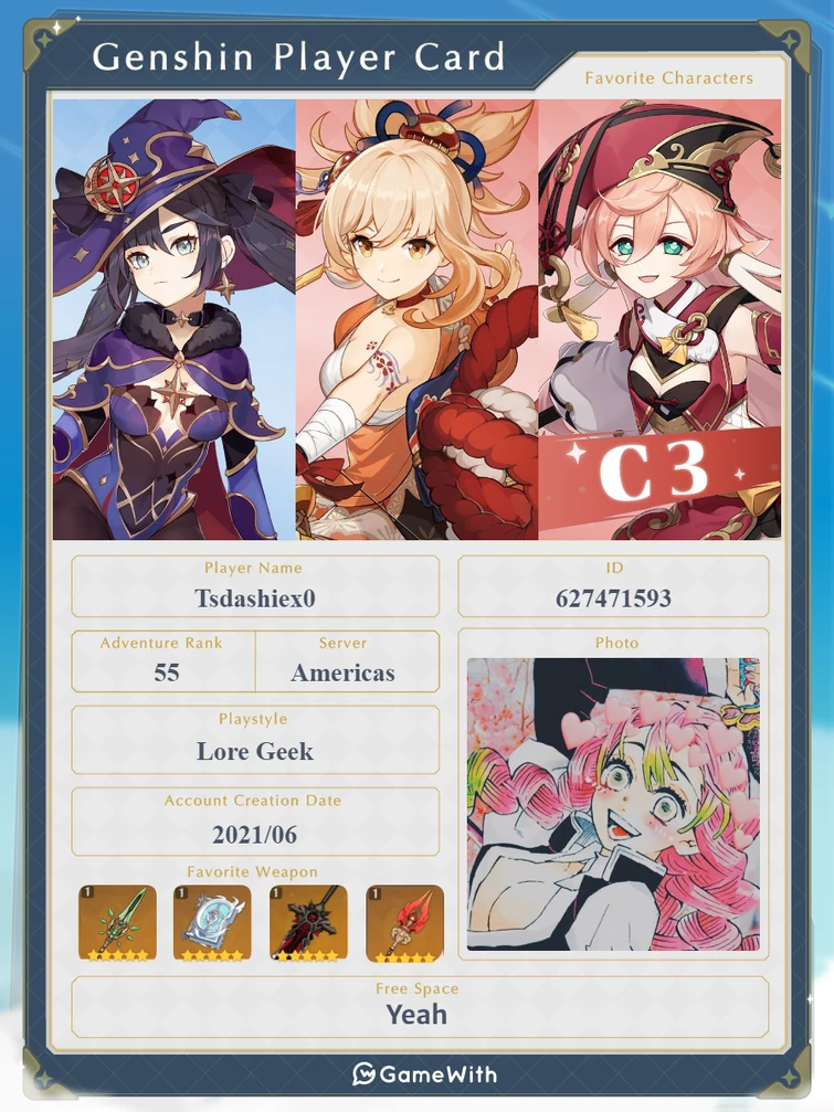 make your own character card! | Fandom