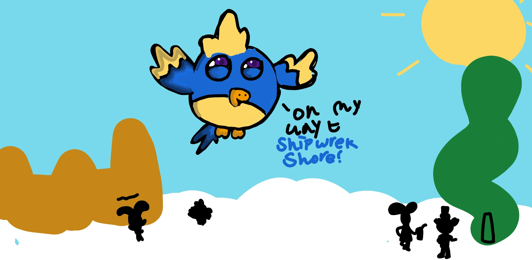 I drew Squawks Fandom