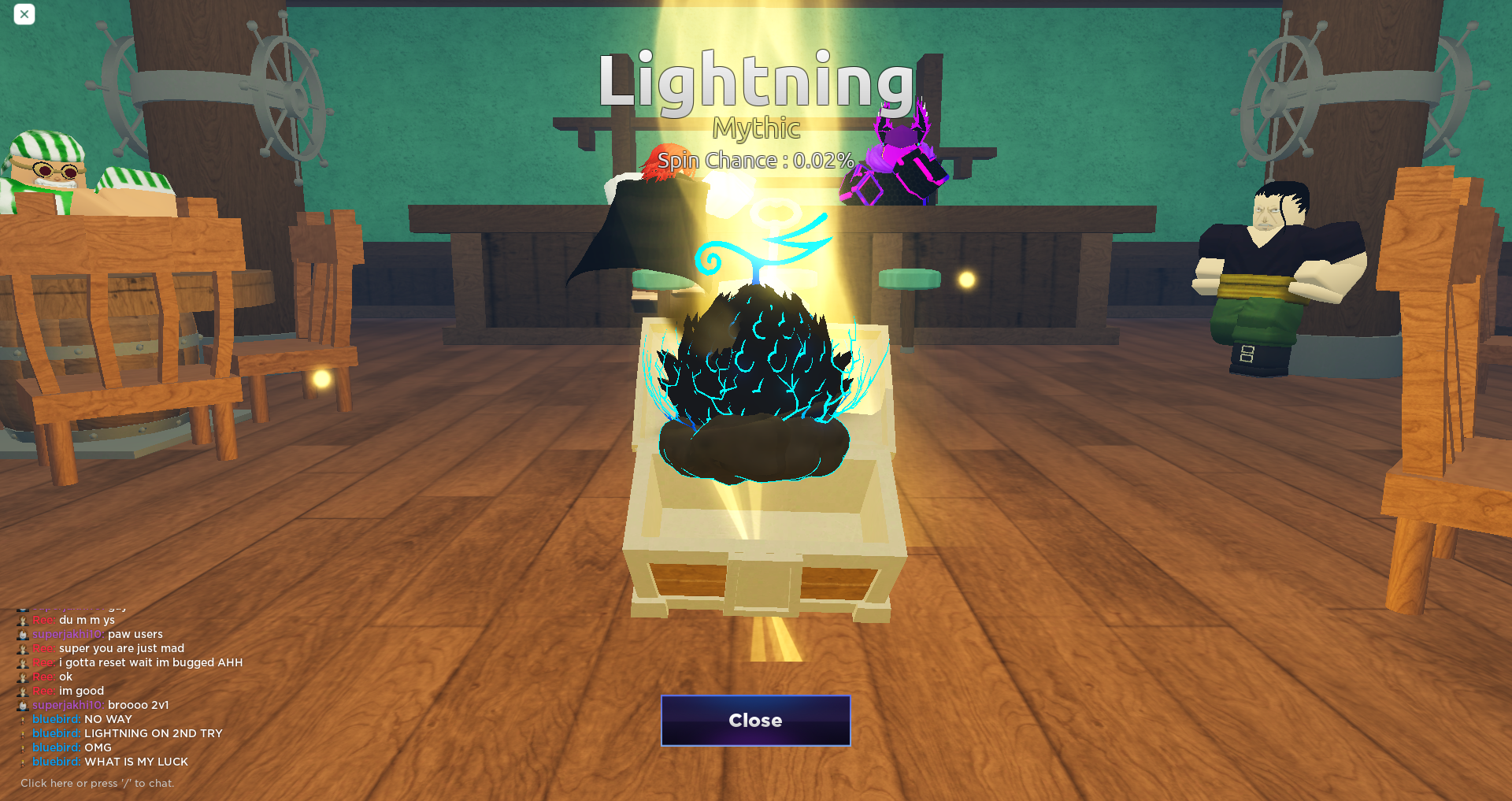 Roblox Fruit Battlegrounds - How to Get Lightning Fruit