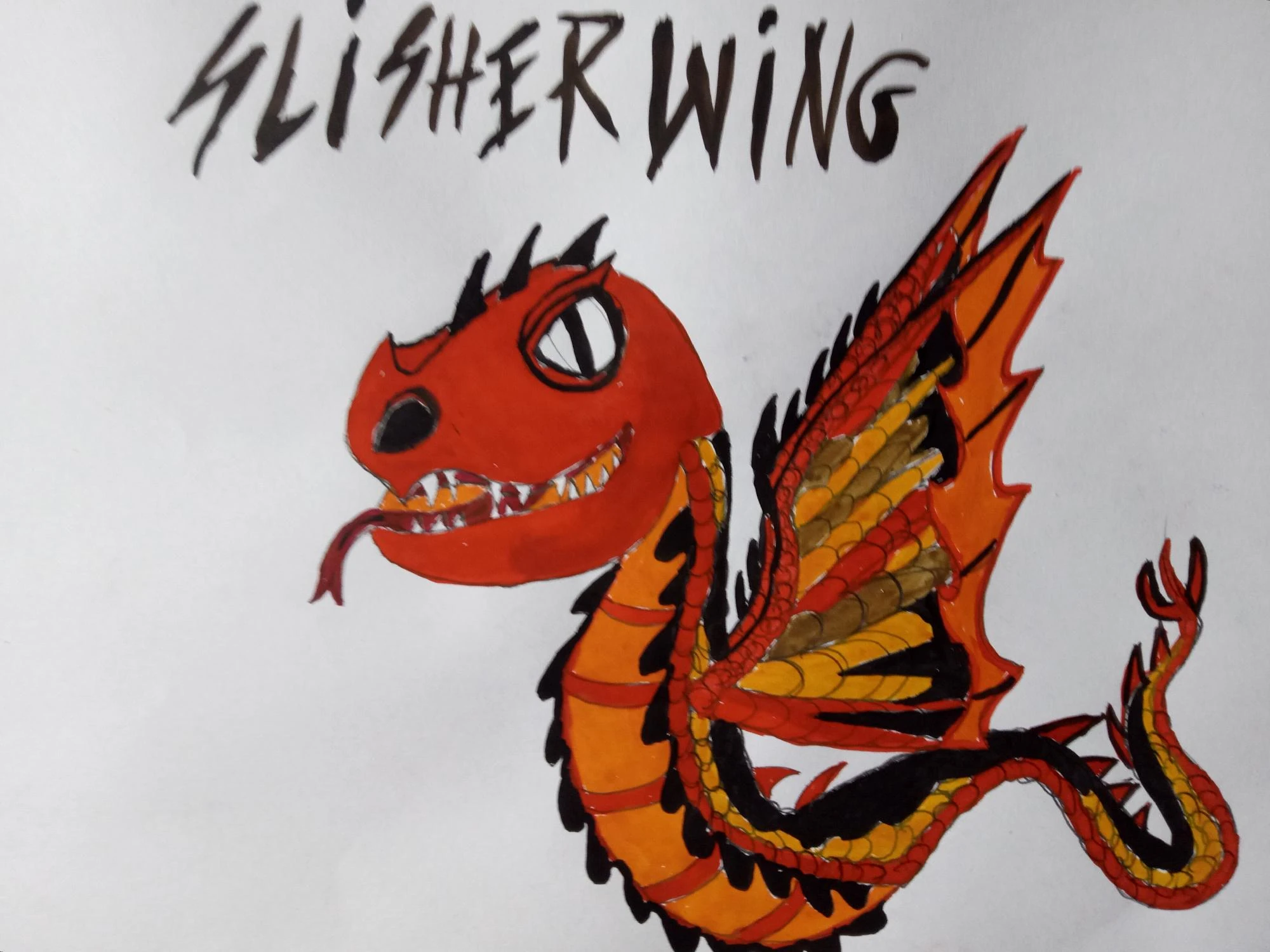 Картинки скользкокрыла из как приручить дракона