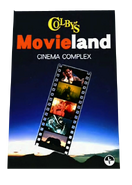 Advertisement for Colby's Movieland in Entrance Plaza