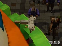 Dead rising submachine gun above chriss