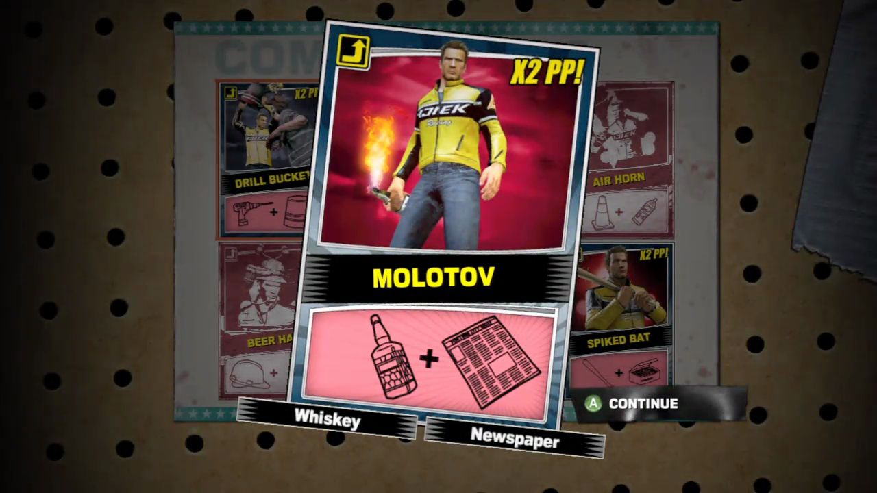 dead rising 2 combo cards locations