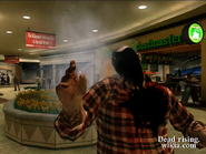 Dead rising zombies burnt by frying pan