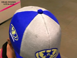 Blue and White Baseball Cap