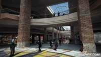 Dead rising entrance plaza with scattered zombies CAPCOM cnn com