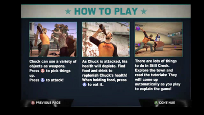 Dead rising 2 case 0 how to play info screen (2)