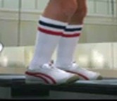 Dead rising Lowtops (White and Red) with Soccer Socks (2)