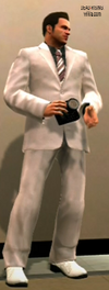 Dead rising clothing White Business Suit and Striped Tie