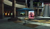 Dead rising entrance plaza umbrellas