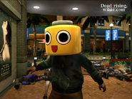 Dead rising servbot mask on zombie (2)