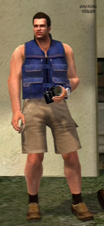 Dead rising clothing Blue Vest with Tan Shorts.png