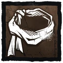 Zerfleddertes Stirnband